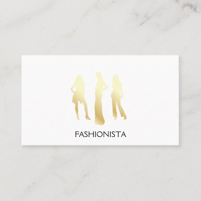 Cartão De Visita Modelos (ouro) (Frente)