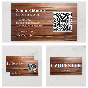 Cartão De Visita Modelos para Marceneiros