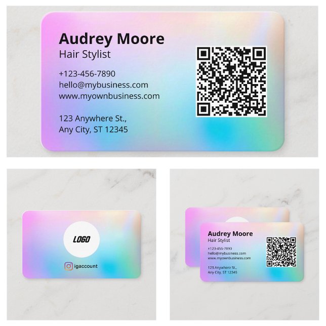 Cartão De Visita Modelos Stylist para o cabelo (Hair Stylist Templates Business Card
)