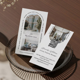 Cartão De Visita Modern Arch Photos Home Rental Property Manager