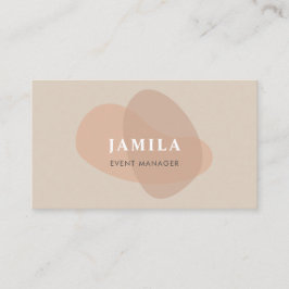 Cartão De Visita Modern Boho Abstrato