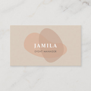 Cartão De Visita Modern Boho Abstrato