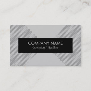 Cartão De Visita Modern Chevron