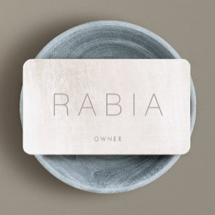 Cartão De Visita Modern Chic Ivory Marble