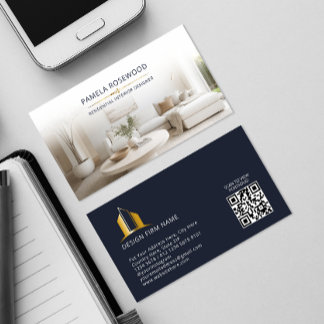 Cartão De Visita Modern Home Interior Design Studio