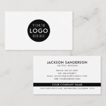 Modern Minimalist Black White Logo Professional