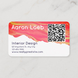Cartão De Visita Modern Minimalist Professional Business Card
