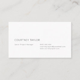 Cartão De Visita Modern minimalist professional business card