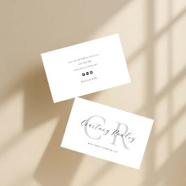 Cartão De Visita Modern minimalist professional business card