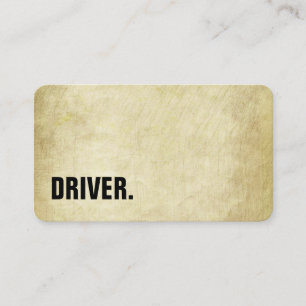 Cartão De Visita Modern Minimalista Quadro de madeira MOTORISTA Pro