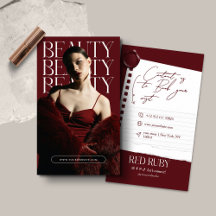 Modern Photo Fashion Business Card