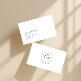 Cartão De Visita Modern professional business card