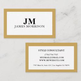 Cartão De Visita Modern Professional Minimalist Executive Generic