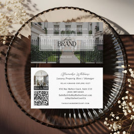 Cartão De Visita Modern Professional Photo Rental Property Logo