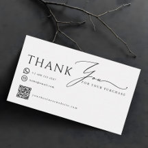 Modern Thank You Business Promotional Contact