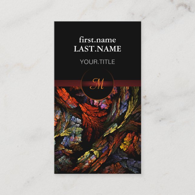 Cartão De Visita Moderna e Elegante Legal Harmonia (Frente)