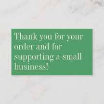 Moderna e Minimalista Trendy Kelly Green Obrigado