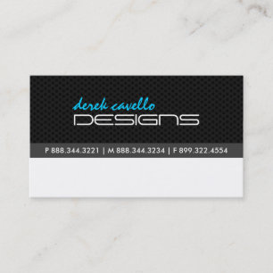 Cartão de visita moderno