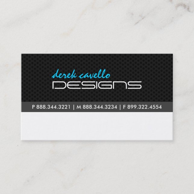 Cartão de visita moderno (Frente)