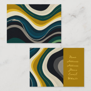 Cartão de visita moderno