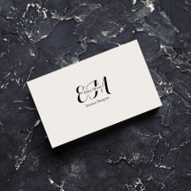 Cartão de visita moderno