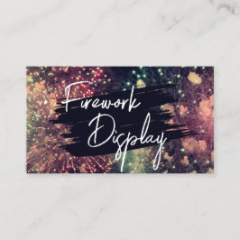 Cartão De Visita Moderno Adicionar sua empresa de exibição de firew