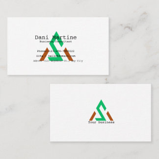 Cartão de Visita Moderno Aquarela Personalizado
