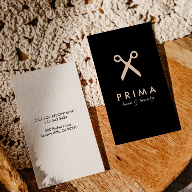 Cartão de visita moderno | Cabeleireiro, Salão De  (Criador carregado)