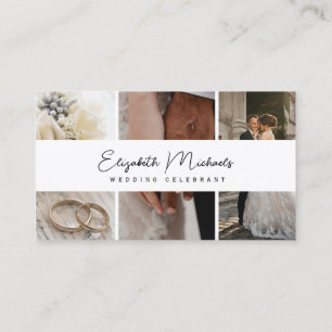 Cartão de visita, moderno Celebrante de Casamento