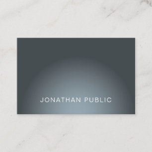 Cartão De Visita Moderno de tendências de Design profissional elega