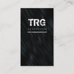 Cartão de visita moderno do monograma