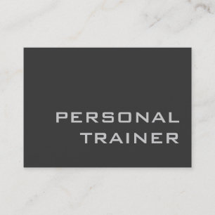 Cartão de visita Moderno do Treinador de Malhação