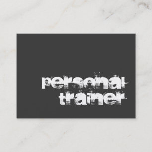 Cartão de visita Moderno do Treinador de Malhações