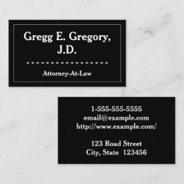 Cartão de visita moderno e limpo da