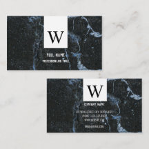 Moderno Elegante Black Marble Professional