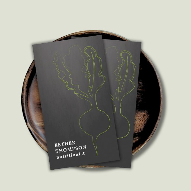 Cartão De Visita Moderno Elegante - Cinza Verde (Criador carregado)