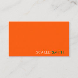 Cartão de visita moderno elegante e simples minima