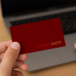 Cartão de visita moderno elegante e simples minima