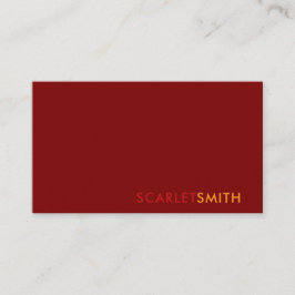 Cartão de visita moderno elegante e simples minima