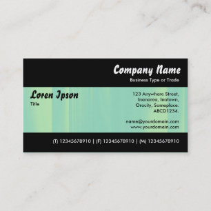 Cartão De Visita Moderno II - Texto Colorido