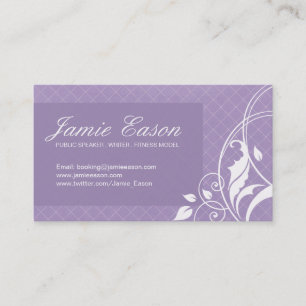 Cartão de visita moderno - Jamie Eason