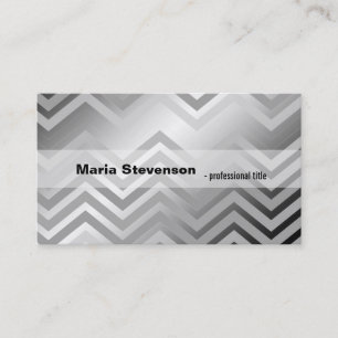 Cartão De Visita Moderno, legal, elegante profissional com chevron