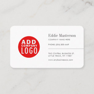Cartão De Visita Moderno Minimalista Adicione Seu Logotipo