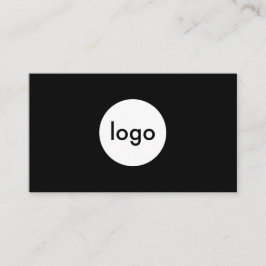 Cartão De Visita Moderno minimalista de logotipo personalizado