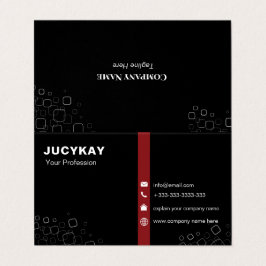 Cartão De Visita Moderno Minimalista Elegante Profissional Empresar