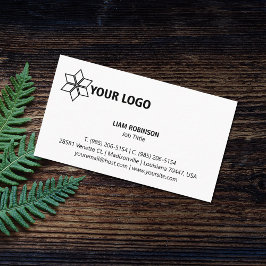 Cartão De Visita Moderno Minimalista Personalizado
