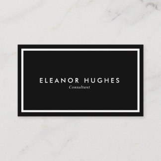 Cartão De Visita Moderno minimalista profissional