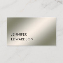 Moderno minimalista, simples profissional prateado