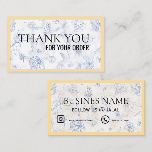 Cartão De Visita Moderno Negro Negro Negrito Mínimo Elegante (Frente/Verso)