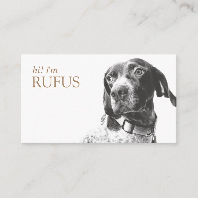 Cartão De Visita Moderno Personalizado Adicionar seu Código QR de F (Frente)